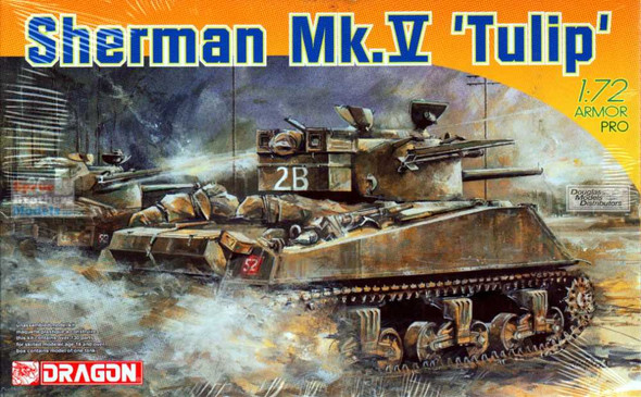 DML7312 1:72 Dragon Sherman Mk.V Tulip with 60lb Rocket