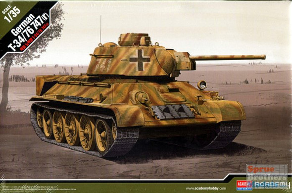 ACA13502 1:35 Academy German T-34/76 747(r)