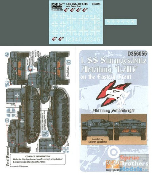 ECH356055 1:35 Echelon 1. SS StuG Abt LAH on the Eastern Front #356055