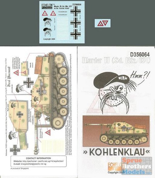 ECH356064 1:35 Echelon Marder II (SdKfz 131) on the Eastern Front #356064