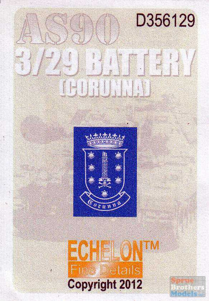 ECH356129 1:35 Echelon AS90 3/29 Battery (Corunna)