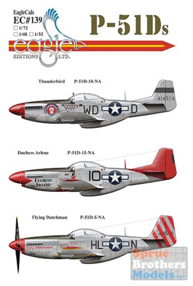 ECL32139 1:32 Eagle Editions P-51D Mustangs Pt 1 #32139