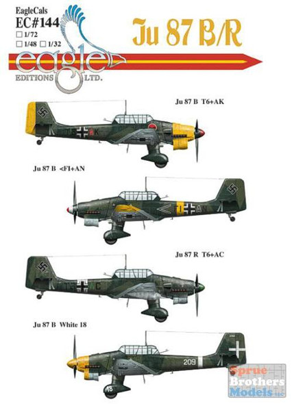 ECL32144 1:32 Eagle Editions Ju 87B Stuka