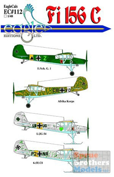 ECL48112 1:48 Eagle Editions Fi156C Storch Part 1 #48112