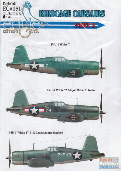ECL48151 1:48 Eagle Editions F4U-1 Birdcage Corsairs Part 2