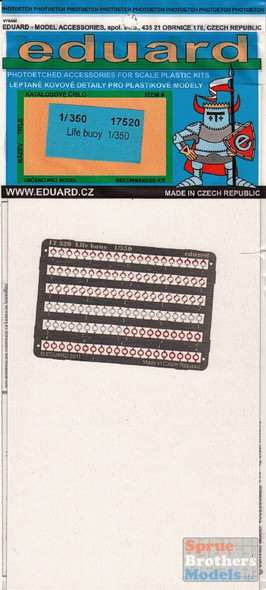 EDU17520 1:350 Eduard Color PE - Life Buoy #17520