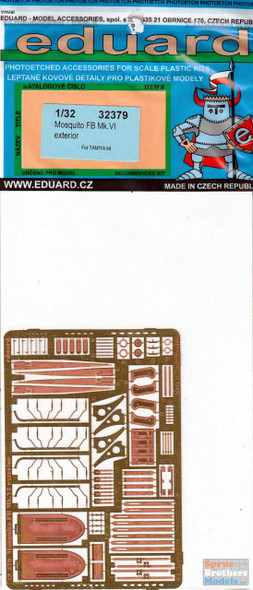 EDU32379 1:32 Eduard PE - Mosquito FB Mk.IV Exterior Detail Set (TAM kit)