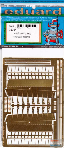EDU32394 1:32 Eduard PE - Yak-3 Landing Flaps (SPH kit)