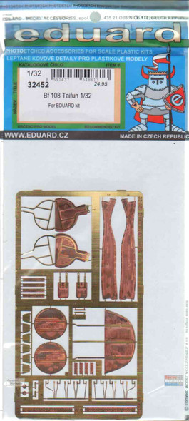 EDU32452 1:32 Eduard PE - Bf 108 Taifun Detail Set (EDU kit)