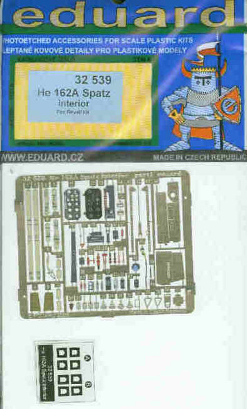 EDU32540 1:32 Eduard Color PE - He162A Salamander / Spatz Exterior Set #32540