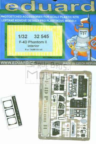 EDU32545 1:32 Eduard Color PE - F-4D Phantom II Interior Set (TAM) #32545