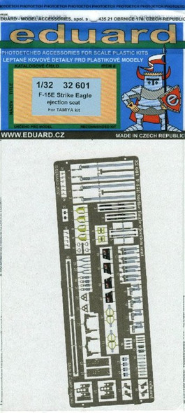 EDU32601 1:32 Eduard Color PE - F-15E Strike Eagle Ejection Seat Set (TAM kit) #32601