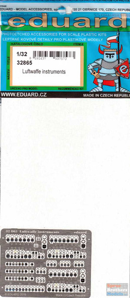 EDU32865 1:32 Eduard Color PE - Luftwaffe Instruments