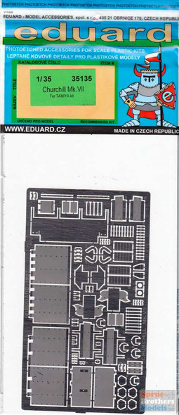 EDU35135 1:35 Eduard PE - Churchill Mk VII Detail Set (TAM kit)