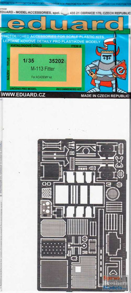 EDU35202 1:35 Eduard PE - M113 Fitter Detail Set (ACA kit)
