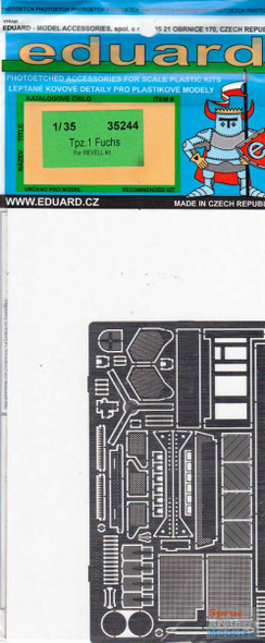 EDU35244 1:35 Eduard PE - Tpz.1 Fuchs Detail Set (REV kit)