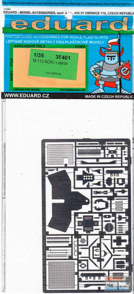 EDU35401 1:35 Eduard PE M113 ACAV Exterior Detail Set (TAM kit)