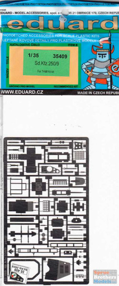 EDU35409 1:35 Eduard PE Sd.Kfz.250/9 Detail Set (TAM kit)