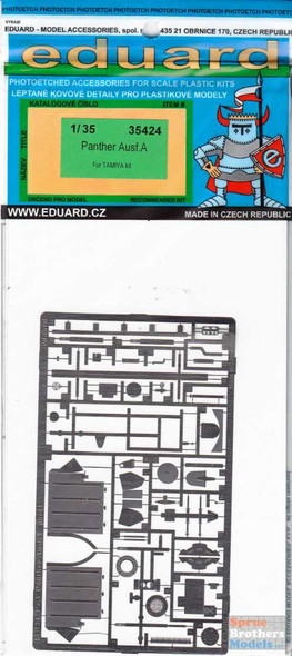 EDU35424 1:35 Eduard PE Panther Ausf A Detail Set (TAM kit)
