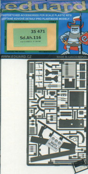 EDU35471 1:35 Eduard PE Sd Ah 116 FAMO Trailer Details (TAM kit) #35471 (D)