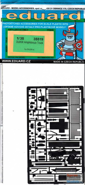 EDU35519 1:35 Eduard PE DUKW Detail Set (ITA kit)