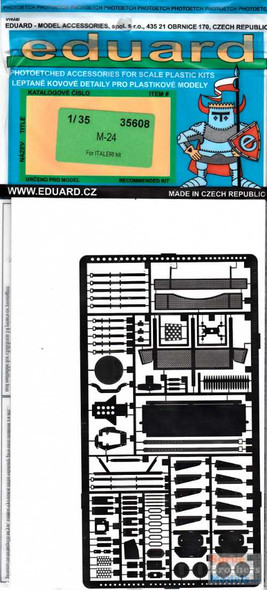 EDU35608 1:35 Eduard PE M24 Chaffee Detail Set (ITA kit)