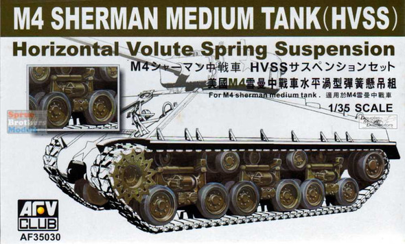 AFV35030 1:35 AFV Club M4 Sherman Tank HVSS Wheels / Suspension