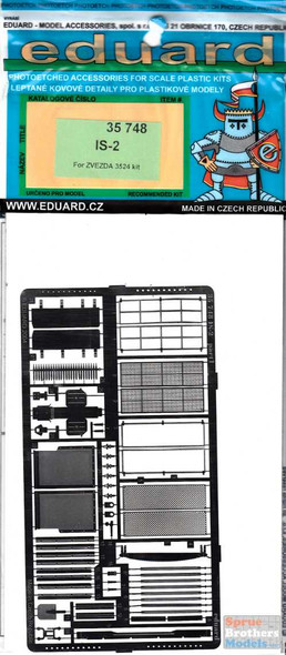 EDU35748 1:35 Eduard PE IS-2 Detail Set (ZVE kit)