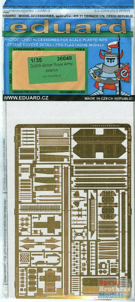 EDU36048 1:35 Eduard PE - DUKW Royal Army Exterior (ITA kit) #36048