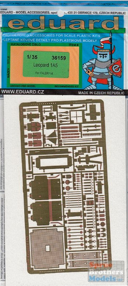 EDU36159 1:35 Eduard PE - Leopard 1A5 Detail Set (ITA kit) #36159
