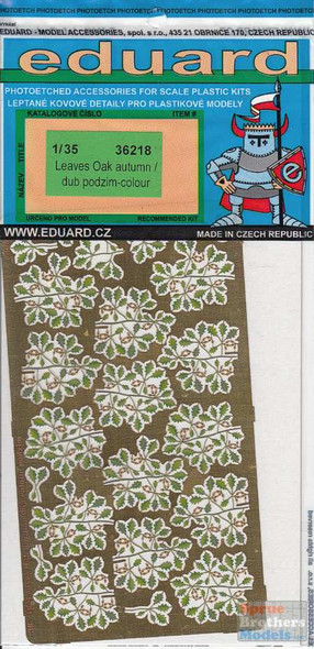 EDU36218 1:35 Eduard Color PE - Leaves Oak Autumn Color