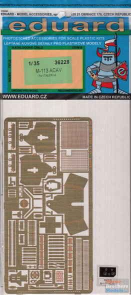 EDU36228 1:35 Eduard PE - M113 ACAV Detail Set (ITA kit)