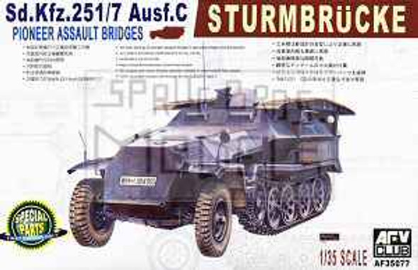 AFV35077 1:35 AFV Club SdKfz 251/7 Ausf C Sturmbruck Pioneer Assault Bridges #35077 (D)