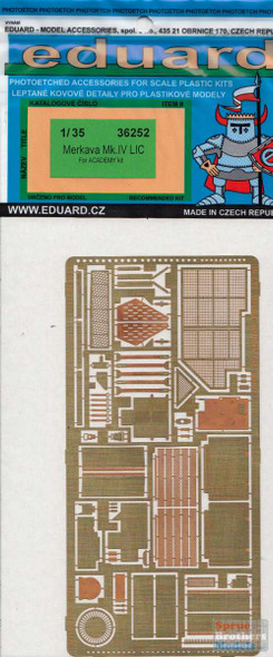 EDU36252 1:35 Eduard PE - Merkava Mk IV LIC Detail Set (ACA kit)