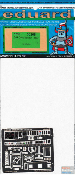 EDU36268 1:35 Eduard Color PE - D9R Doobi Interior Detail Set (MNG kit)