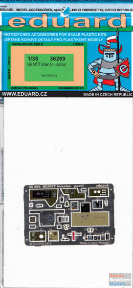 EDU36269 1:35 Eduard Color PE - HEMTT Interior Detail Set (ITA kit)