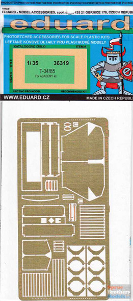 EDU36319 1:35 Eduard PE - T-35/85 Detail Set (ACA kit)