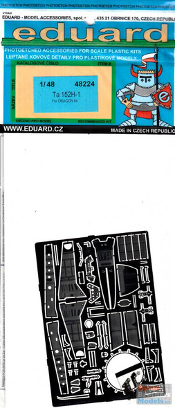 EDU48224 1:48 Eduard PE - Ta 152H-1 Detail Set (DRA kit)