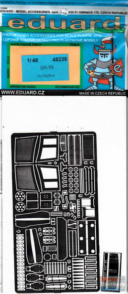 EDU48235 1:48 Eduard PE - UH-1N Huey Detail Set (ITA kit)