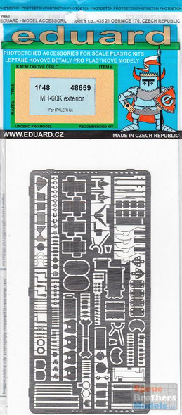 EDU48659 1:48 Eduard PE - MH-60K Pave Hawk Exterior Detail Set (ITA kit) #48659