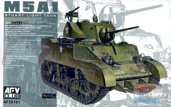 AFV35161 1:35 AFV Club M5A1 "STUART" Light Tank Late Type #35161