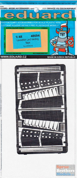 EDU48694 1:48 Eduard PE - La-5 Landing Flaps (ZVE kit) #48694