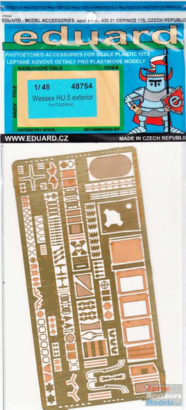 EDU48754 1:48 Eduard PE - Wessex HU.5 Exterior Detail Set (ITA kit)