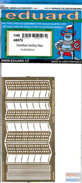 EDU48870 1:48 Eduard PE - SBD-5 Dauntless Landing Flaps Set (EDU kit)