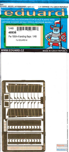 EDU48936 1:48 Eduard PE - Fw 190A-4 Landing Flaps (EDU kit)