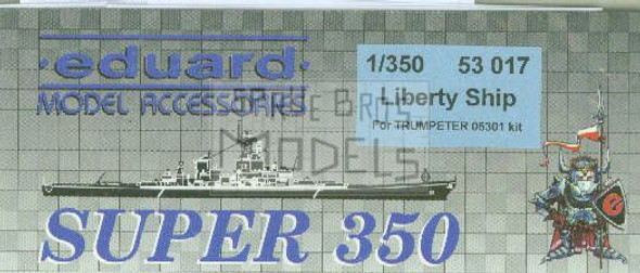 EDU53017 1:350 Eduard PE - Liberty Ship Detail Set (TRP kit) #53017