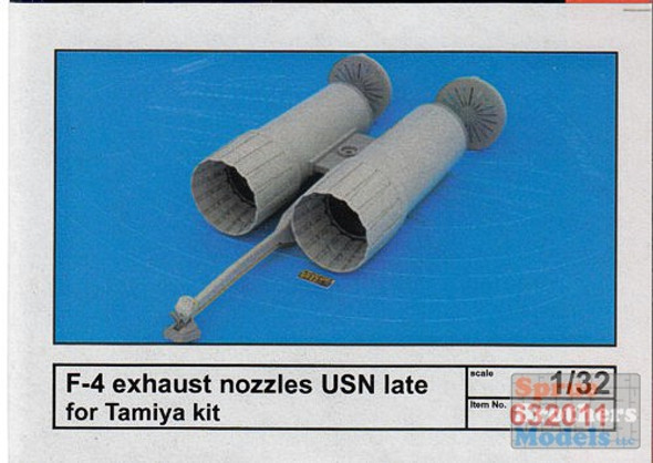 EDU632011 1:32 Eduard Brassin F-4 Phantom II Exhaust Nozzles USN Late (TAM kit) #632011