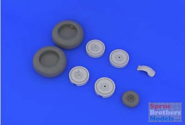 EDU632024 1:32 Eduard Brassin Ju 88 Late Wheels Set (REV kit)