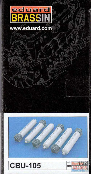 EDU632095 1:32 Eduard Brassin CBU-105 Cluster Bomb Set