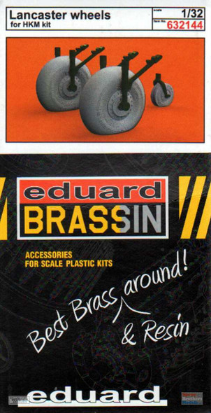 EDU632144 1:32 Eduard Brassin Lancaster Wheels Set (HKM kit)